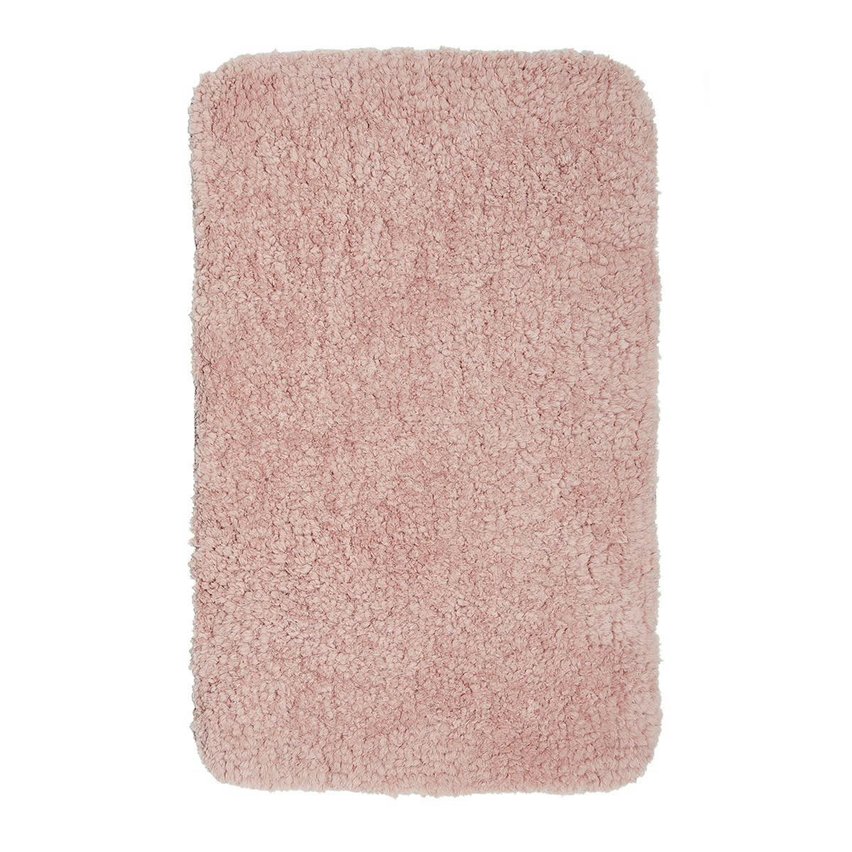 ESSENTIAL - Tapis de bain tufté uni en Polyester Rose 50x80 cm