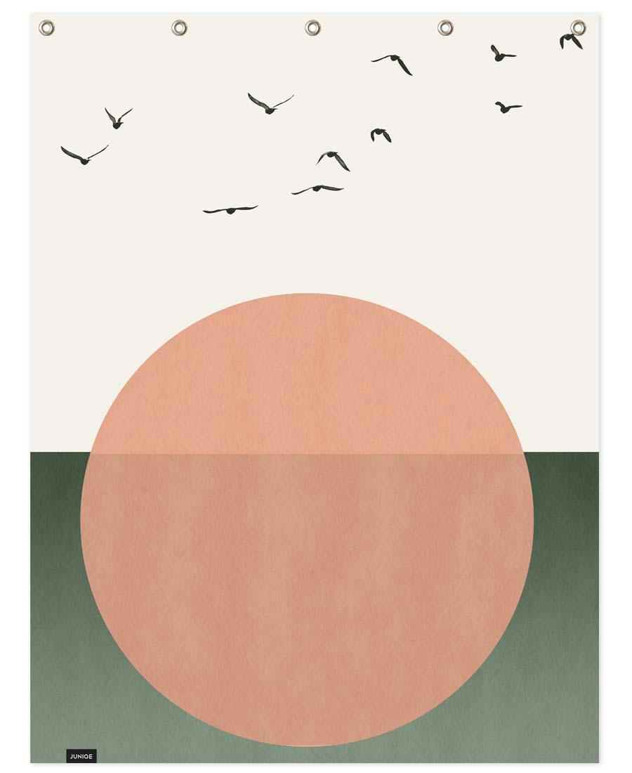 FREE SOULS - Rideau de douche en polyester en multicolore 150x200