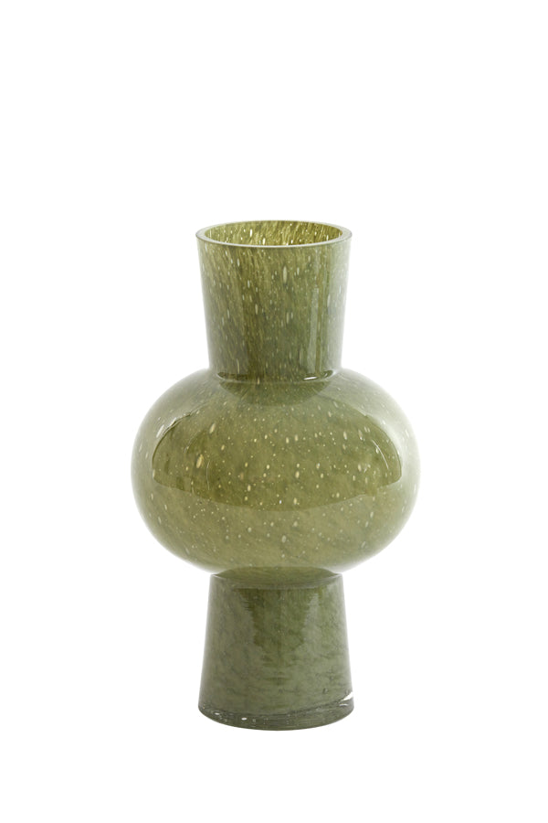 Light & Living vaas HALLEY - Ø18x28.5cm - groen