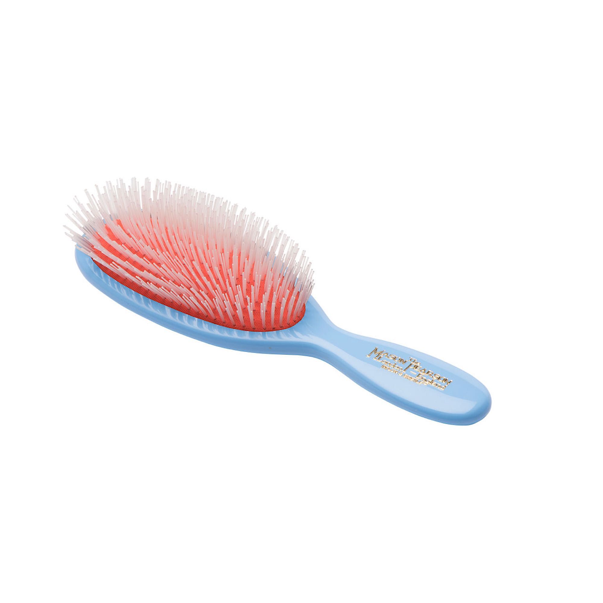 Mason Pearson Pocket Nylon Bristle Hair Brush Blue