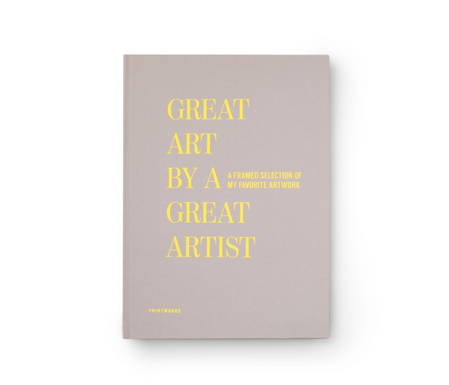 Printworks Frame Boek - Great Art - Tekenmap - Beige