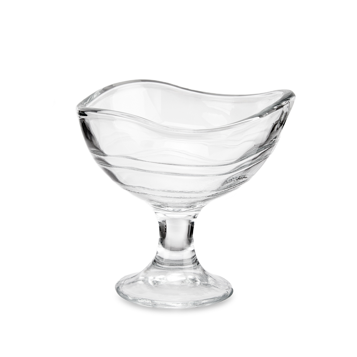 Taça de gelado forma ondulada