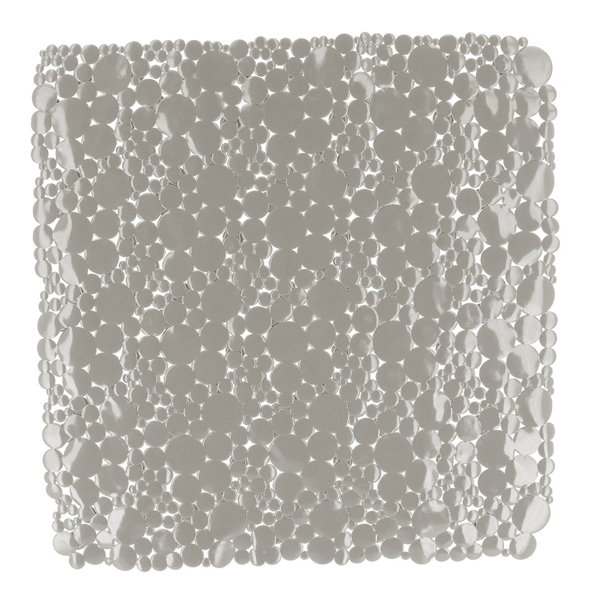 Mata antypoślizgowa Bubbles beżowa 50x50 cm pod prysznic
