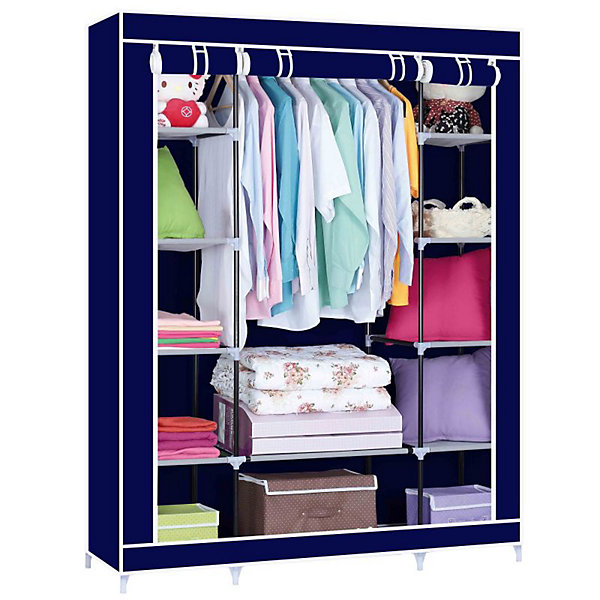 Armoire de rangement - Grande bleu Herzberg HG8009-BLU