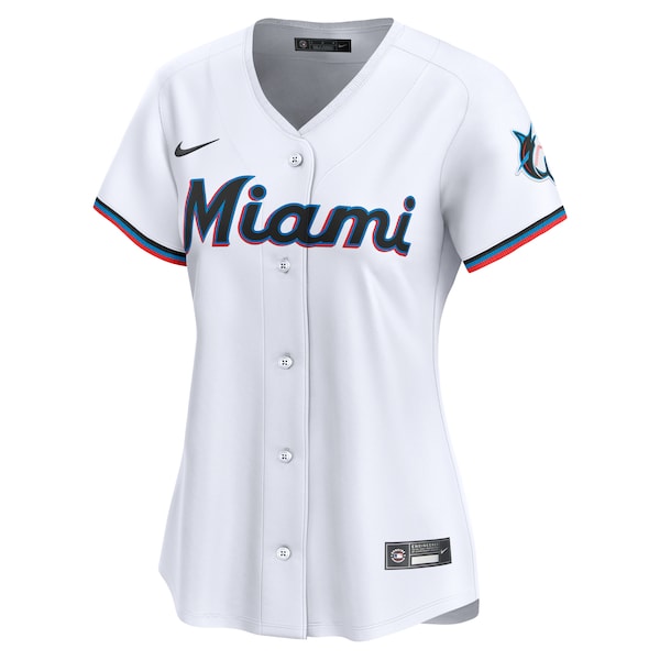 Sandy Alcantara Miami Marlins Nike Women's Home Limited Player Jersey – White