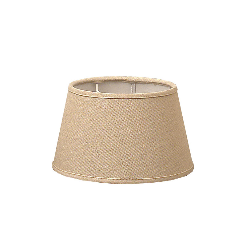 Abat-jour Altro en lin beige Ø 30 cm NIEDERAU