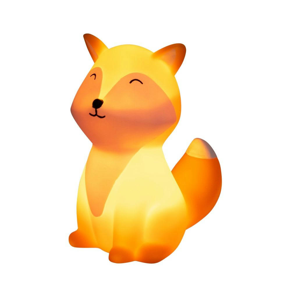 EDGARD - Veilleuse renard orange et blanche LED