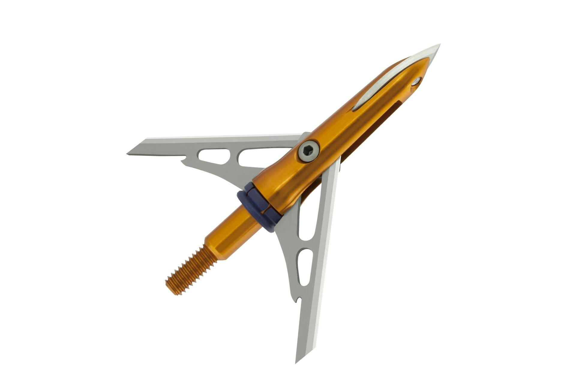 Rage X-Treme 2-Blade Broadhead/Arrow TiP For Bow Archery, 125 Grain, Orange
