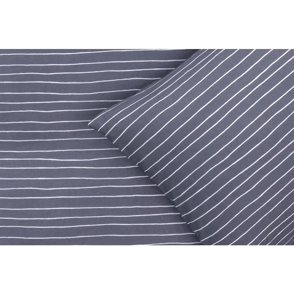 Dekbedovertrek Rees - grijsblauw - 240x200 cm