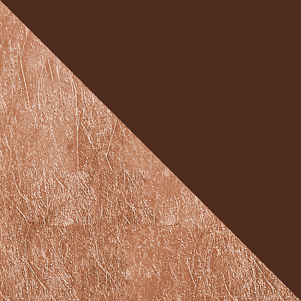 LUMICOM - NUCLEO MONO Lampadaire, 1X E27, max 42W, métal, corten/feuille de cuivre, D.40cm H.170cm