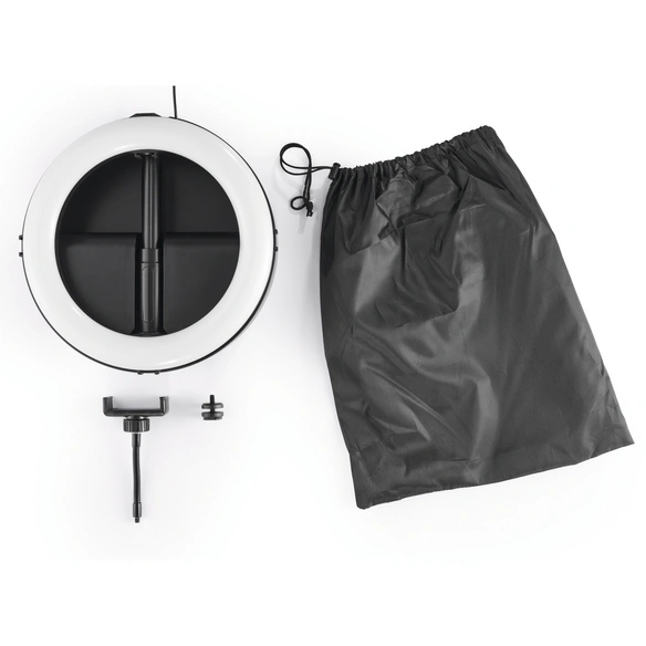 LED-Ringlicht »FoldUp«, Ø: 26,5 cm, schwarz, Kunststoff