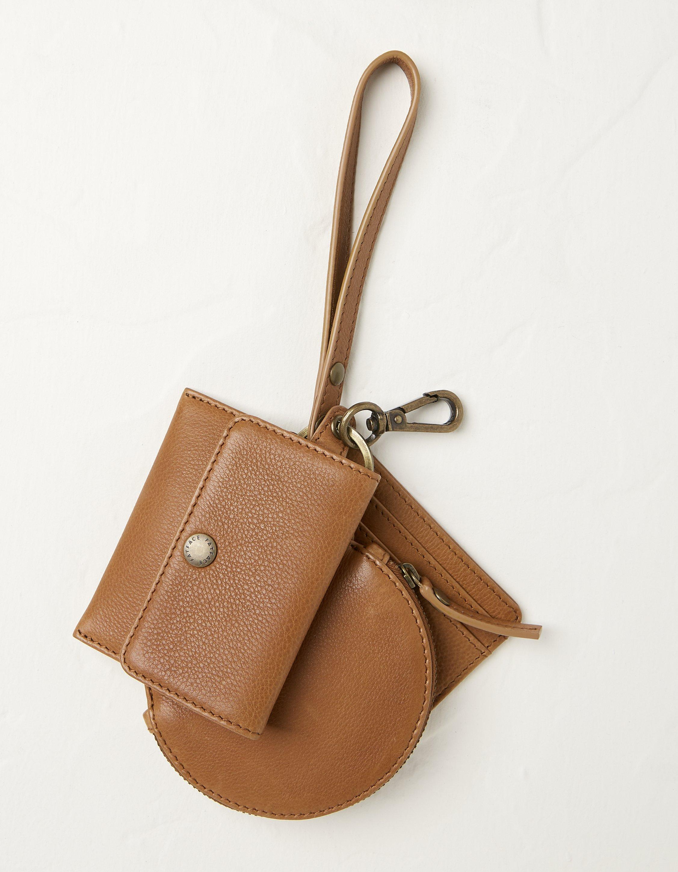 3-in-1 Leather Purse and Cardholder