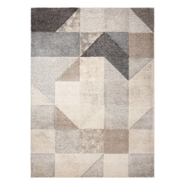 Dywan FUSION 9777 krem / beż - Geometryczny, nowoczesny, 80x150 cm