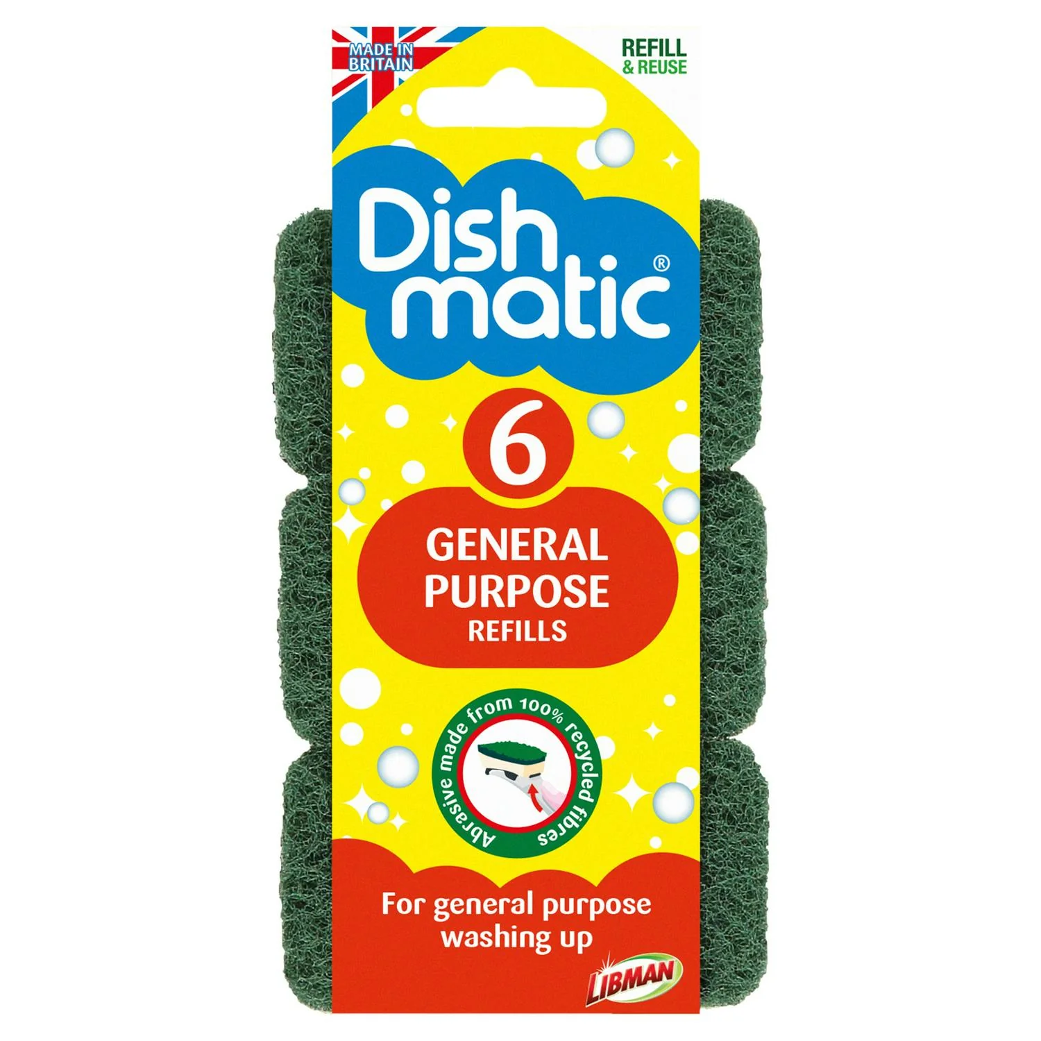Dishmatic General Purpose Refills 6 Pack