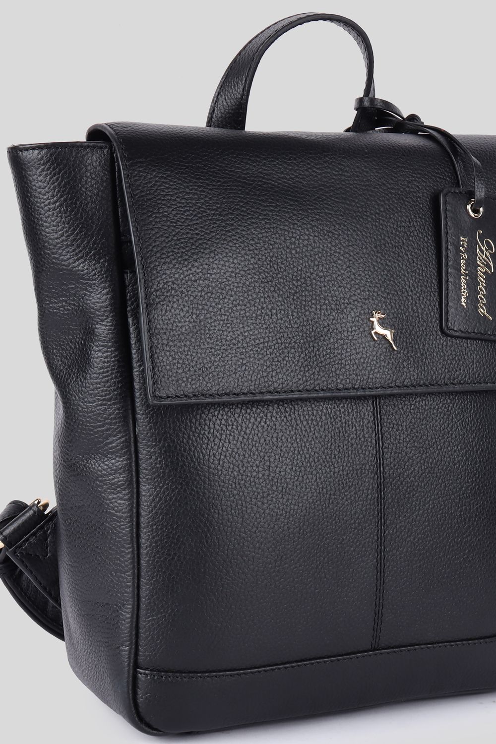 Ashwood Leather Lussuria Venezia' Real Leather Flapover Backpack