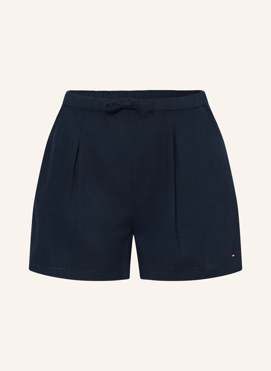 TOMMY HILFIGER Shorts mit Leinen