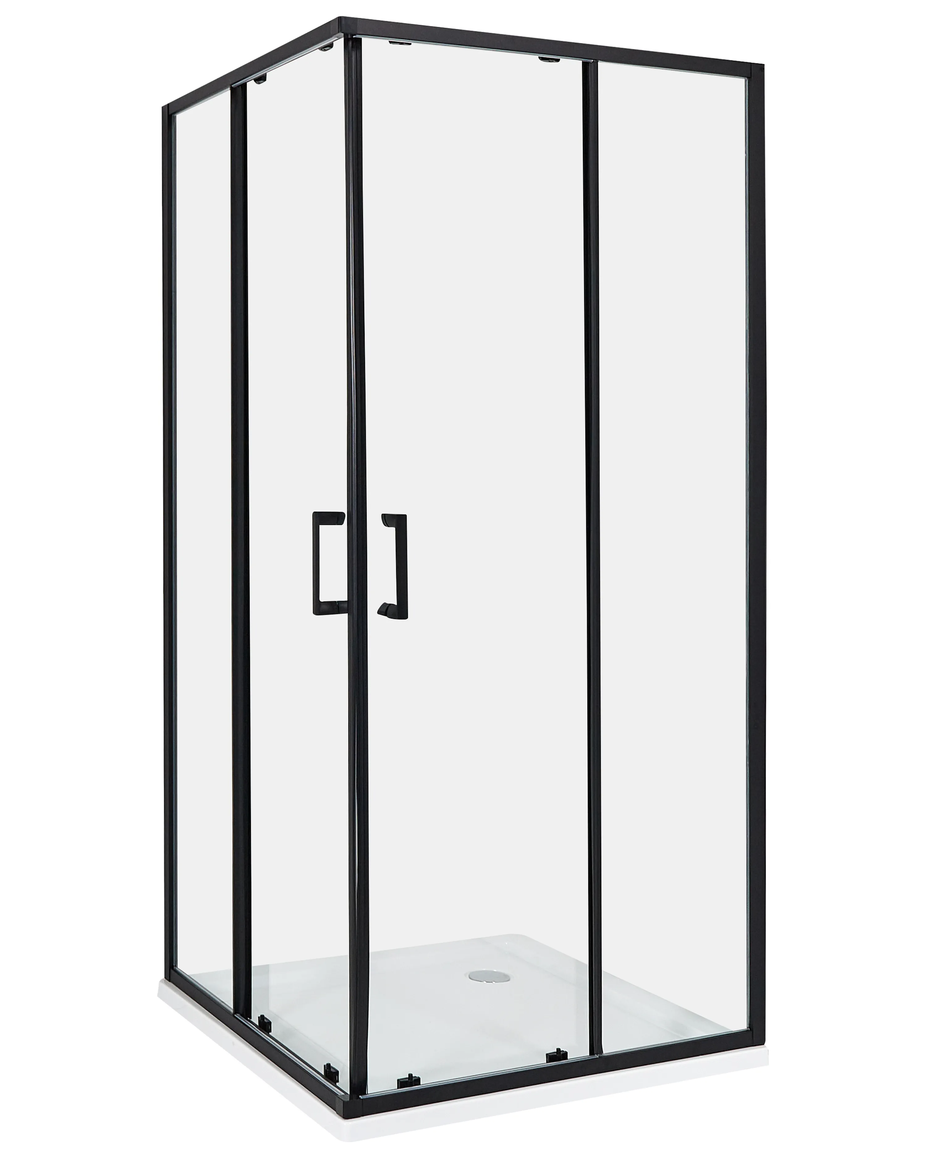 Shower Enclosure TELA 800 x 800 x 1850 mm Black