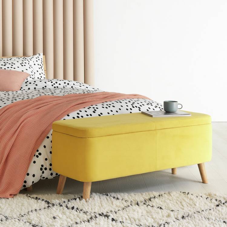 Habitat Penny Cotton Standard Pillowcase Pair - Black