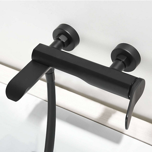 Mitigeur Bain/Douche Anti-Calcaire Noir Mat IMEX DINAMARCA BR031-4NG