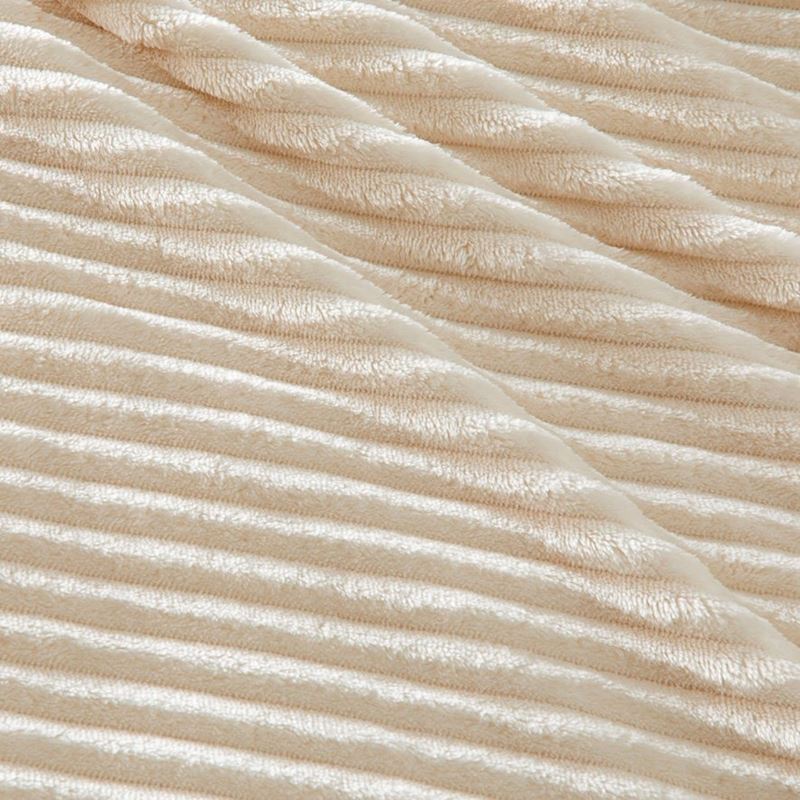 Evan Natural Ribbed Blanket