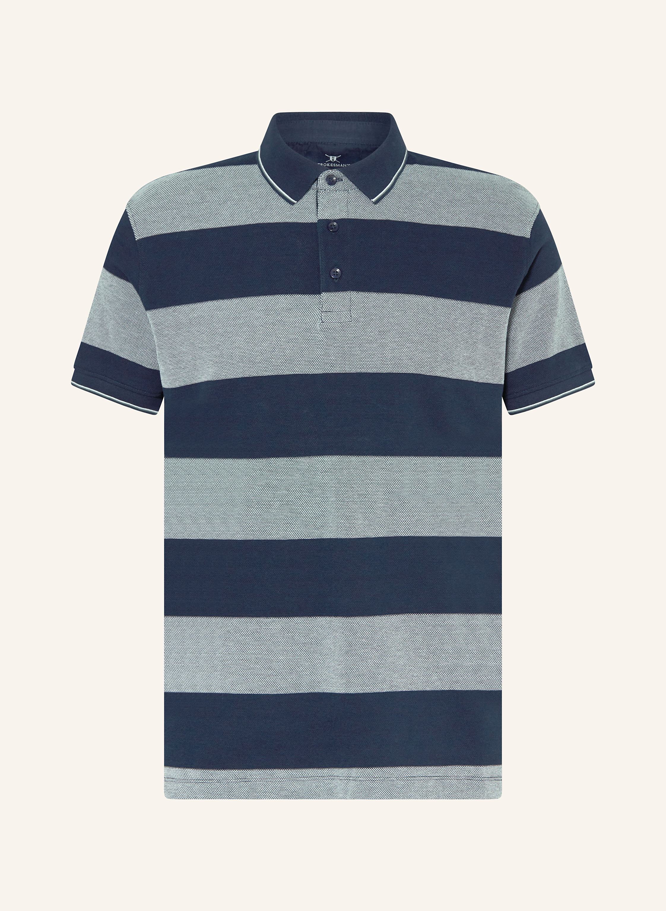 STROKESMAN'S Piqué-Poloshirt