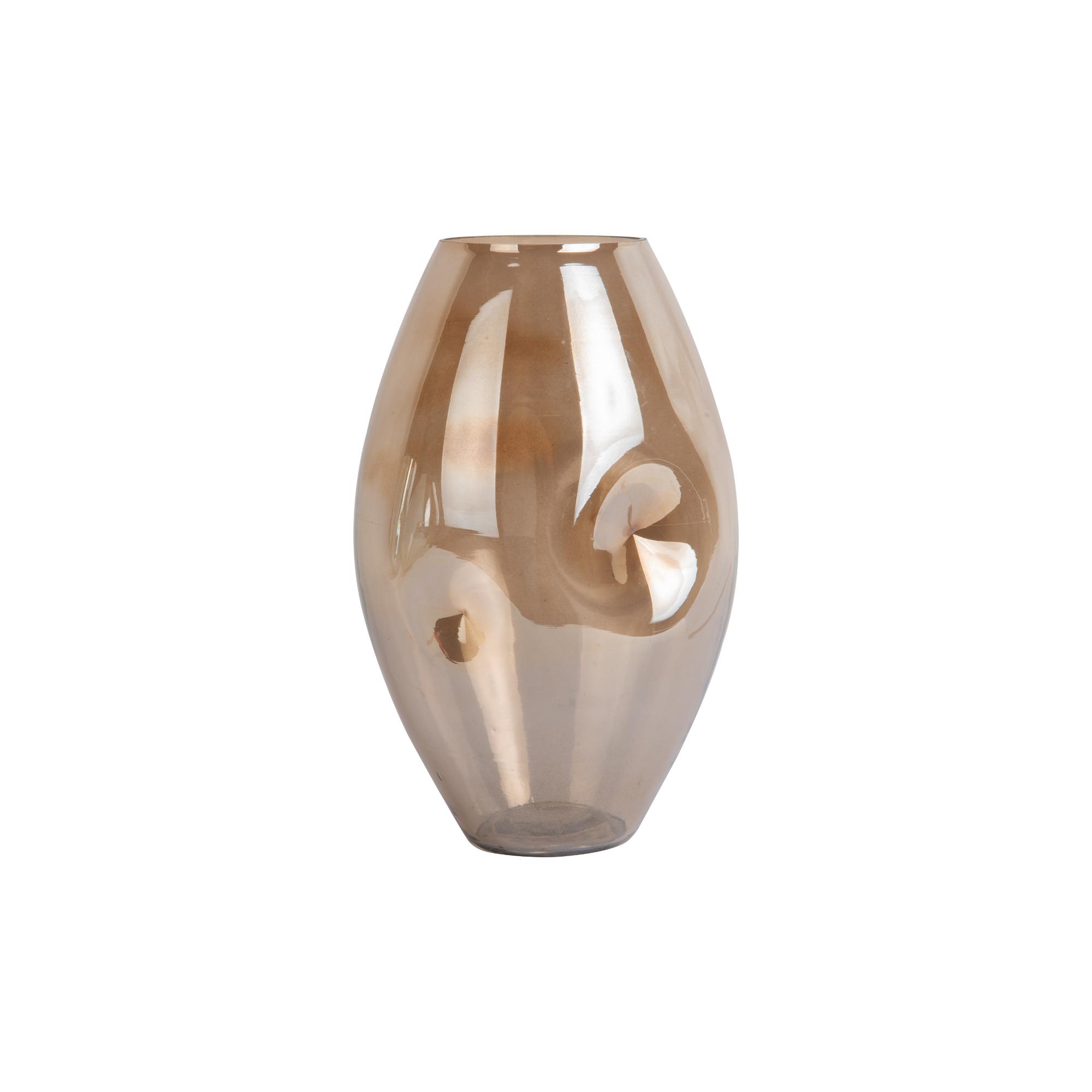 Present Time vaas Luster Organic - bruin - Ø15cm