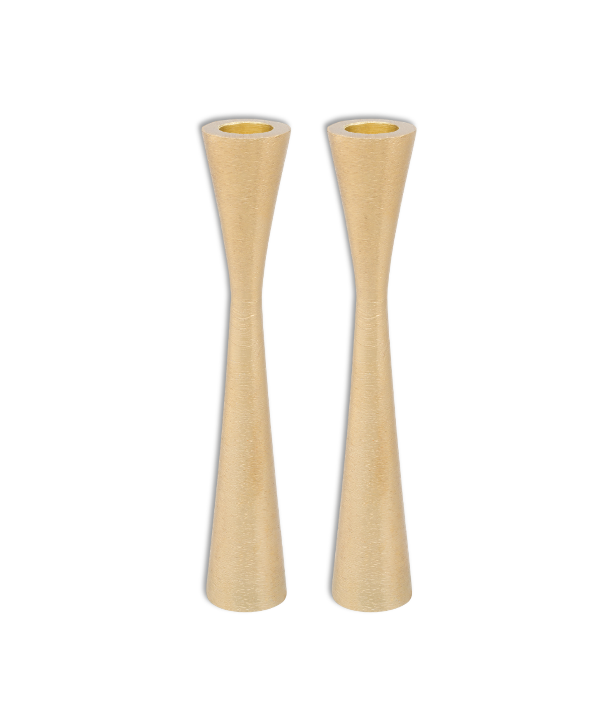 vtwonen Kandelaar - Metalen kaarsenhouder - Goud - Set van 2 Kandelaren - 20 cm
