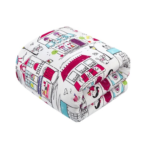 Chic Home Lego 5 Piece Quaint Town Theme Comforter Set
