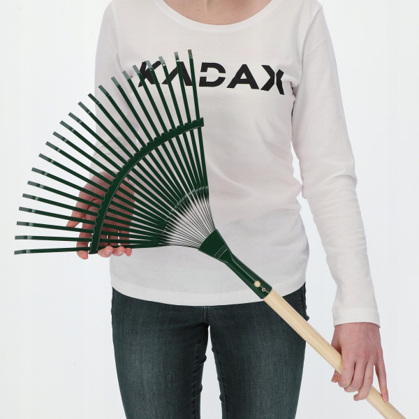 Grabie Do Liści Trawy z Drutu z Trzonkiem 43 cm