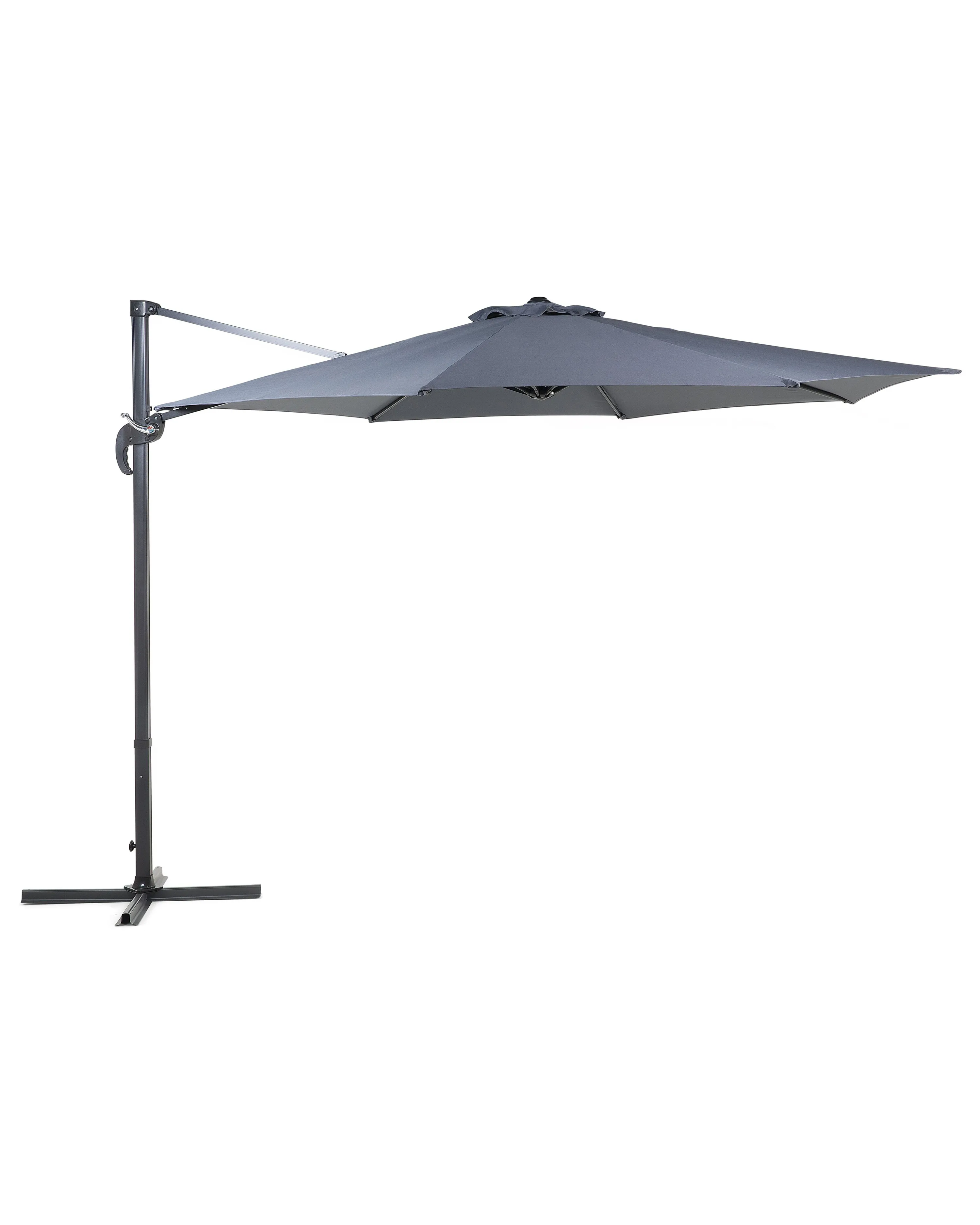 Cantilever Parasol 300 cm SAVONA Dark Grey Grey