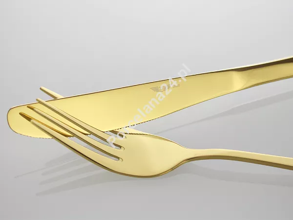 Komplet sztućców 24 cz. na 6 osób PINTINOX - Royal Gold (2.0 mm) 23.2CR0.7091.K24