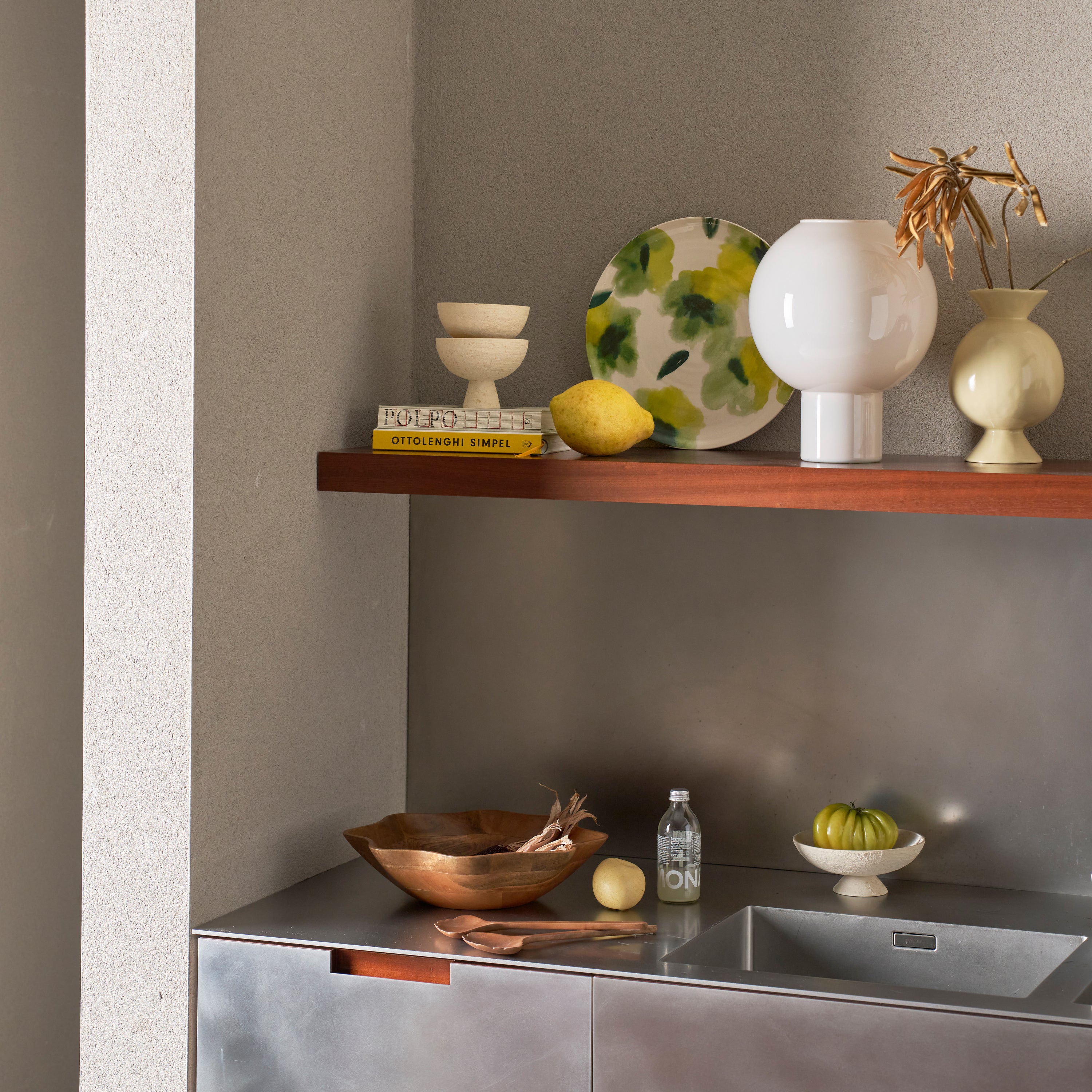 Urban Nature Culture Vaas Van - Pale Khaki