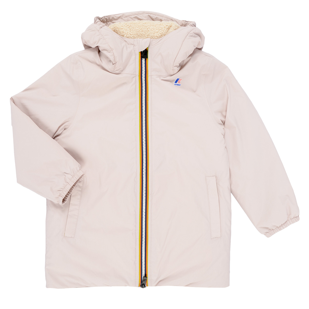 K-Way - P. LE VRAI 4.0 EIFFEL ORSETTO - Pink
