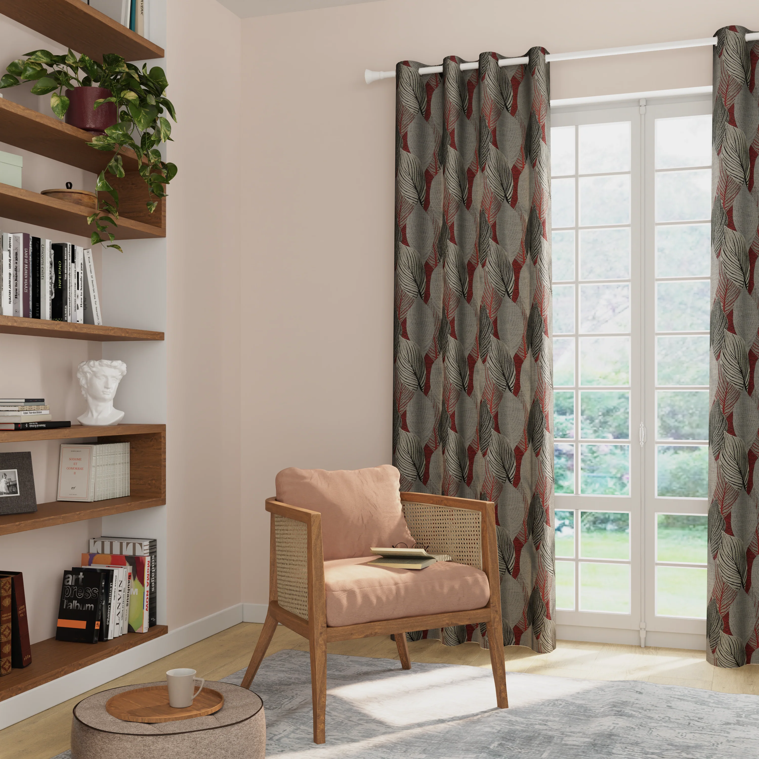 4MURS Rideau JANKA coloris cognac 140 x 260 cm
