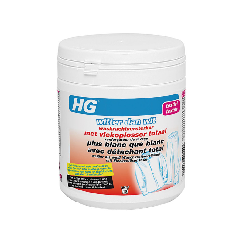 Plus blanc que blanc avec détachant total HG