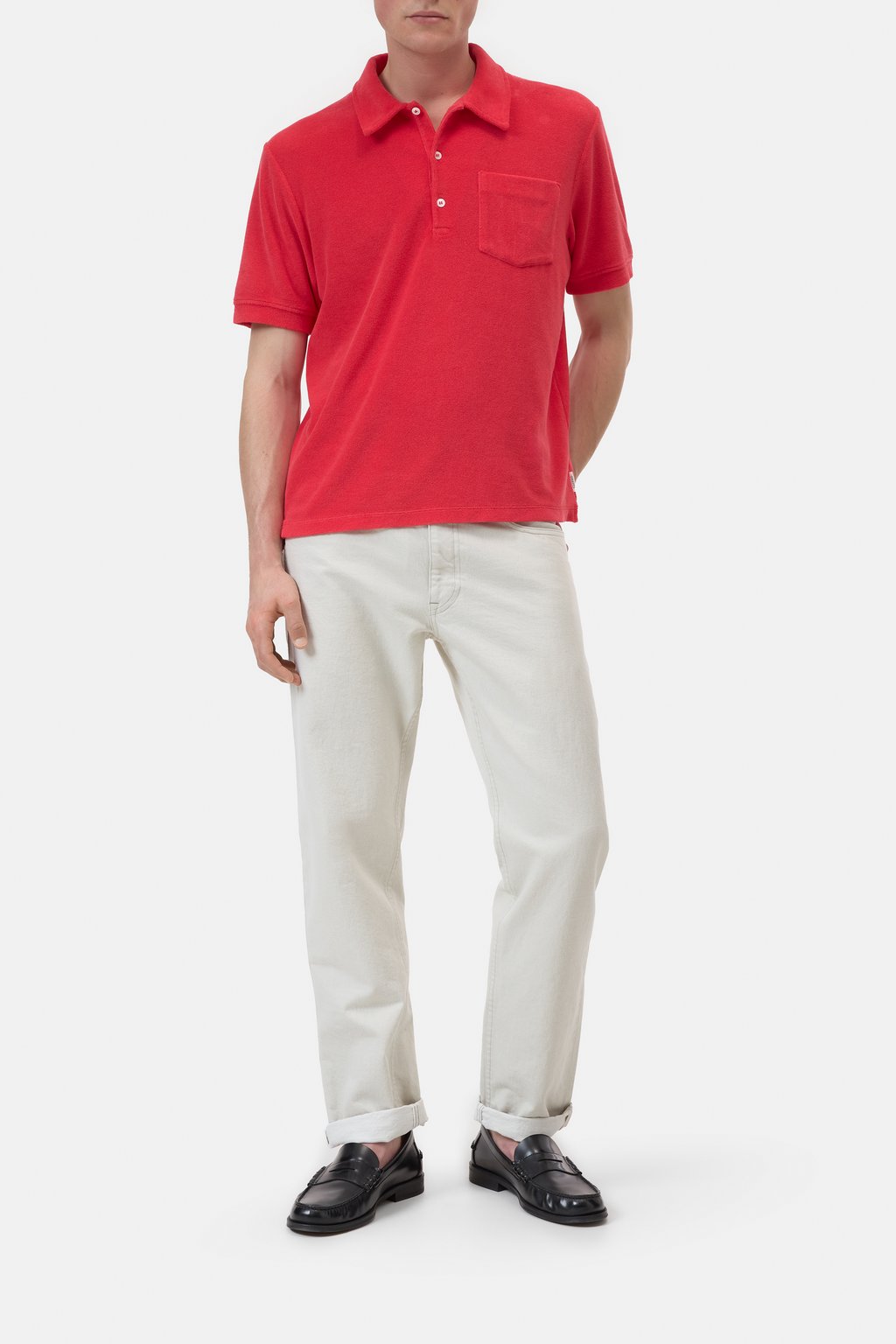 Frottee Shirt aus Baumwoll-Mix