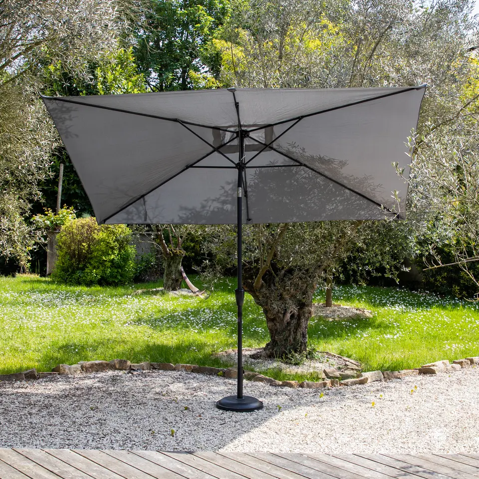 Happy Garden Parasol HAPUNA - Grijs - Aluminium