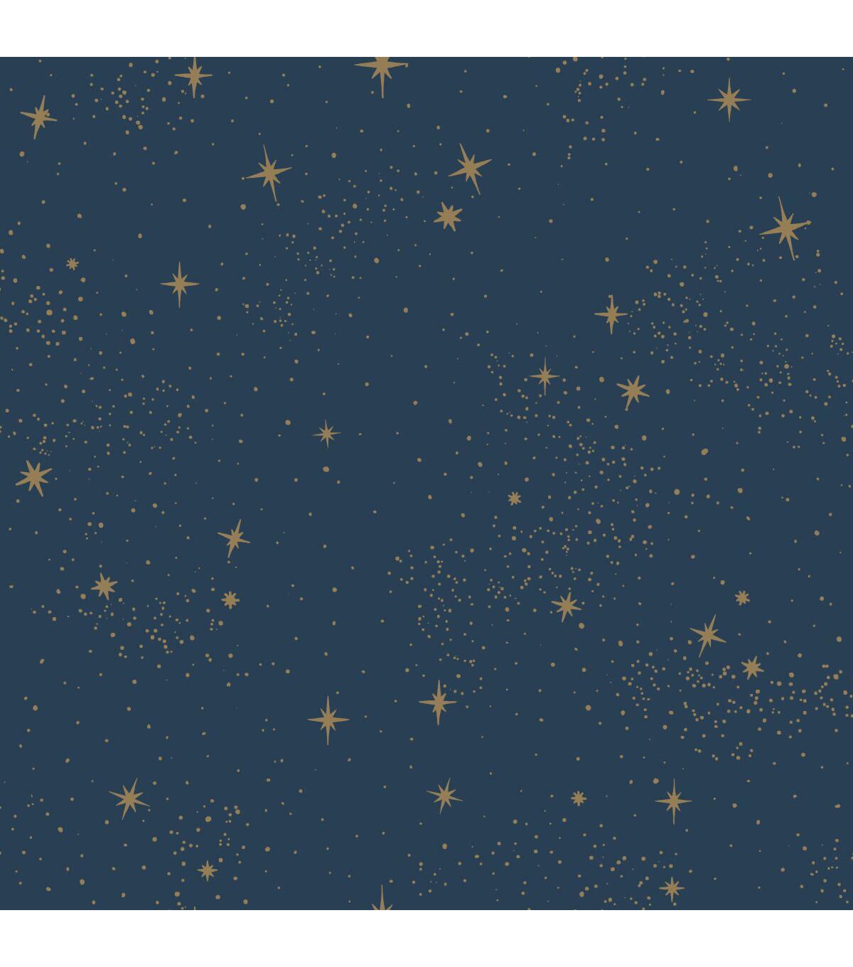RoomMates Wallpaper Dark Blue Upon a Star