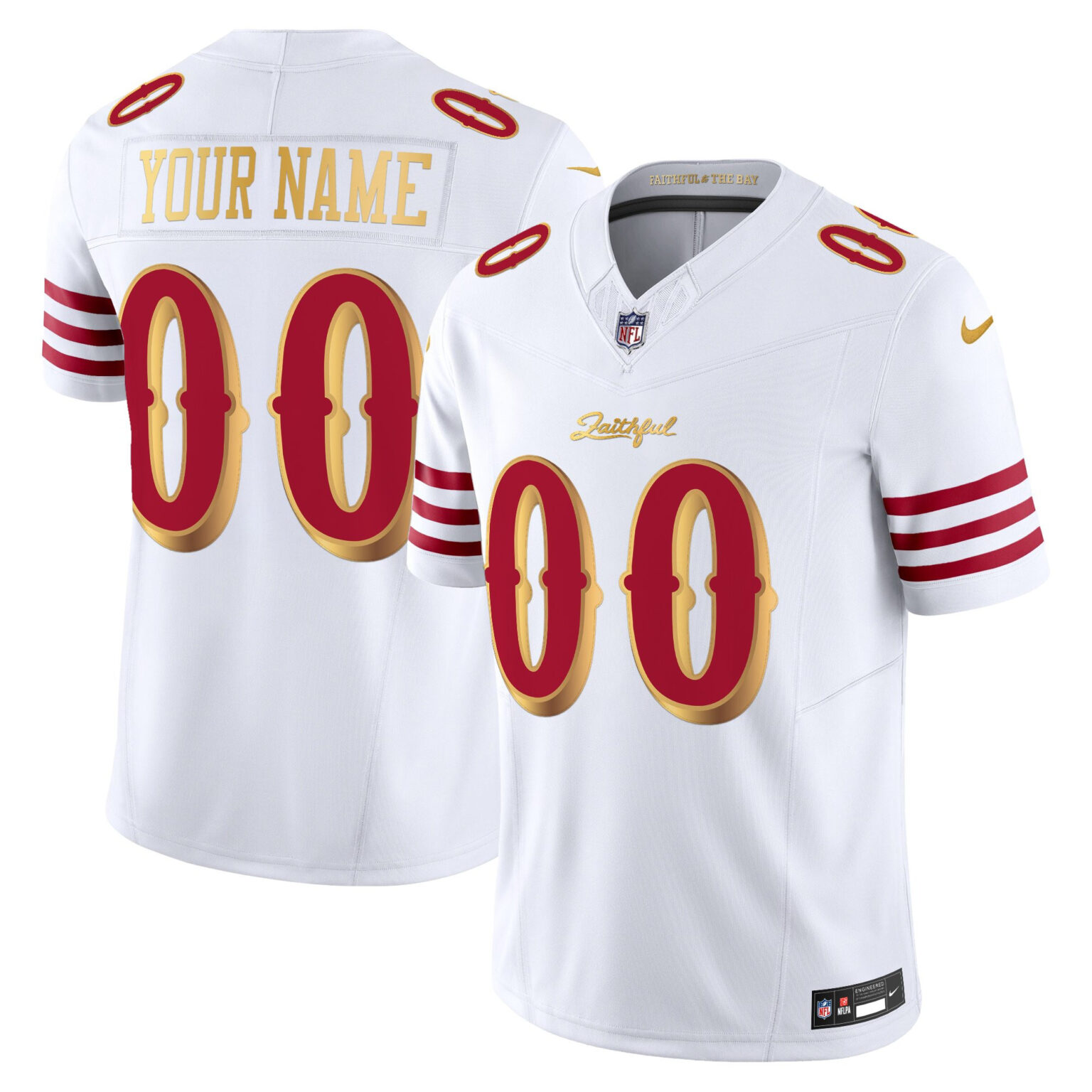 San Francisco 49ers Nike 2025 Rivalries Collection Vapor F.U.S.E Limited Jersey - White