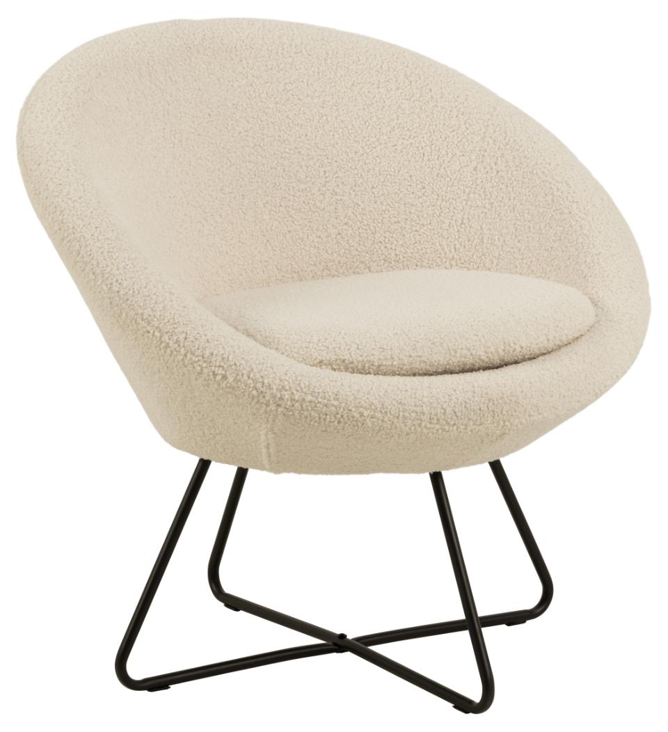 Rebellenclub Fauteuil Otta - Creme