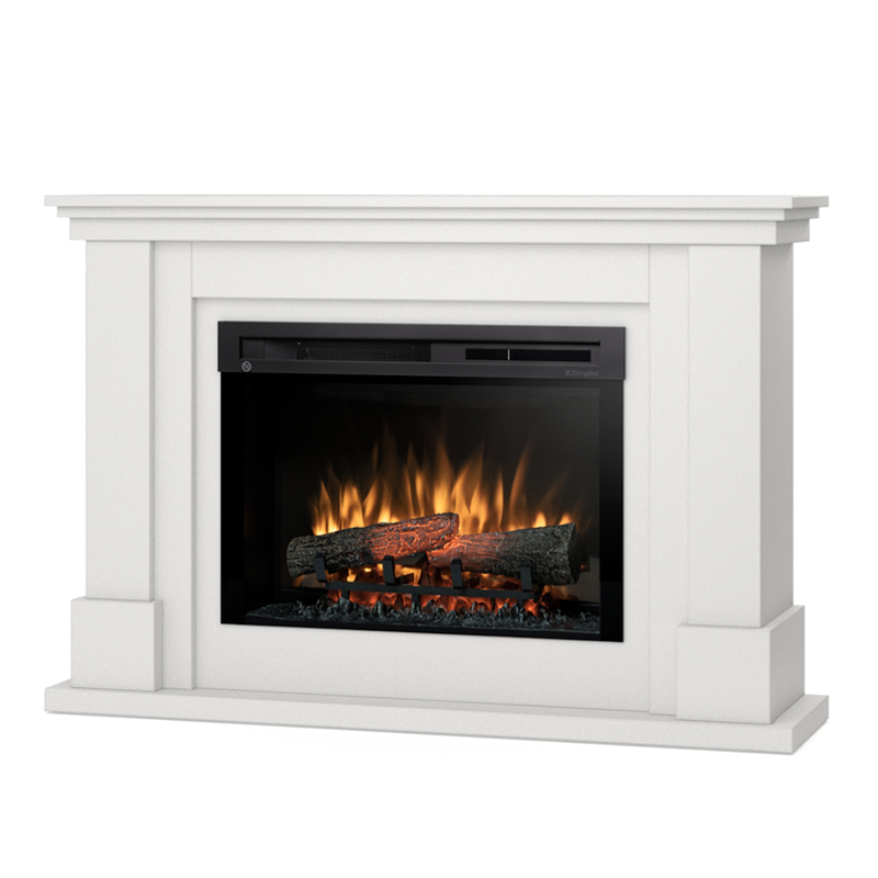 Kominek elektryczny Luena 26" XHD Optiflame Biały Warmtec