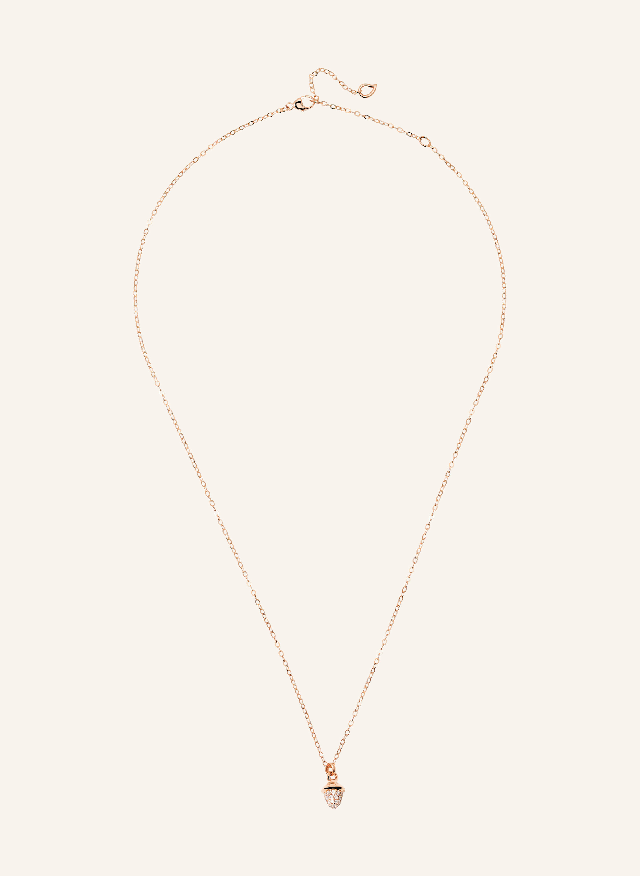 TAMARA COMOLLI Halskette NECKLACE 'MYMIKADO' WITH DIAMOND PAVÉ aus 18 Karat Roségold mit Diamant Pavé