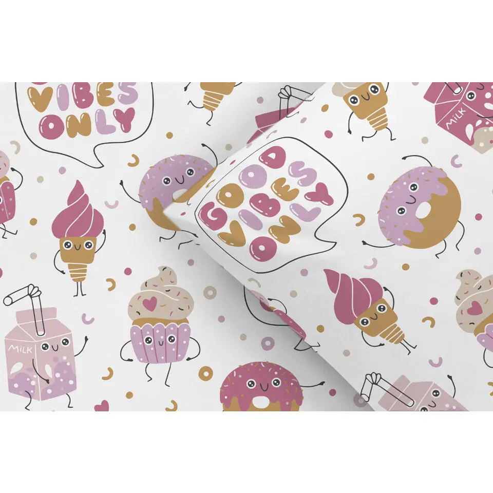 Dekbedovertrek Yara - roze - 140x200/220 cm