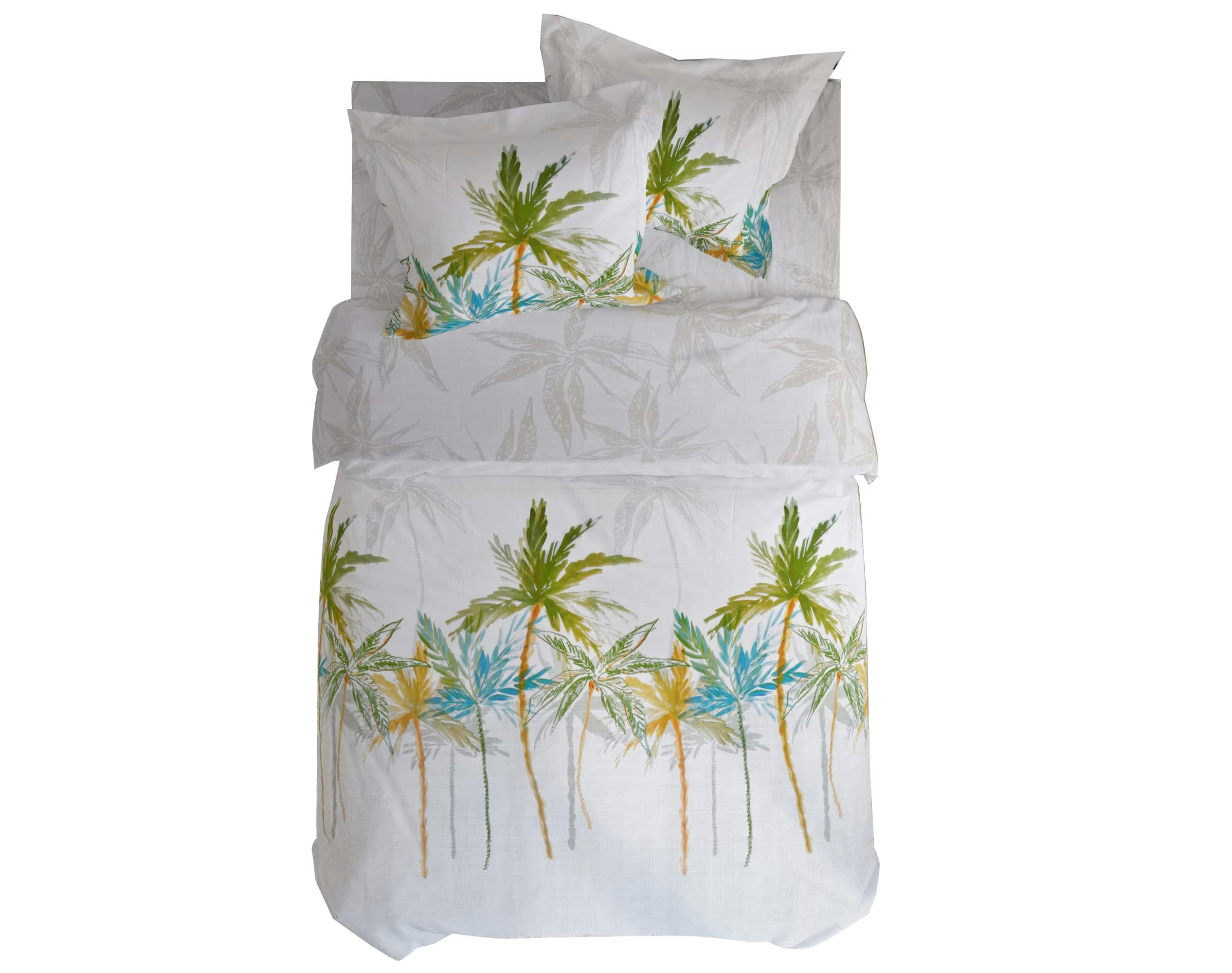 OCHO RIOS - Housse de couette 200x200 en coton beige