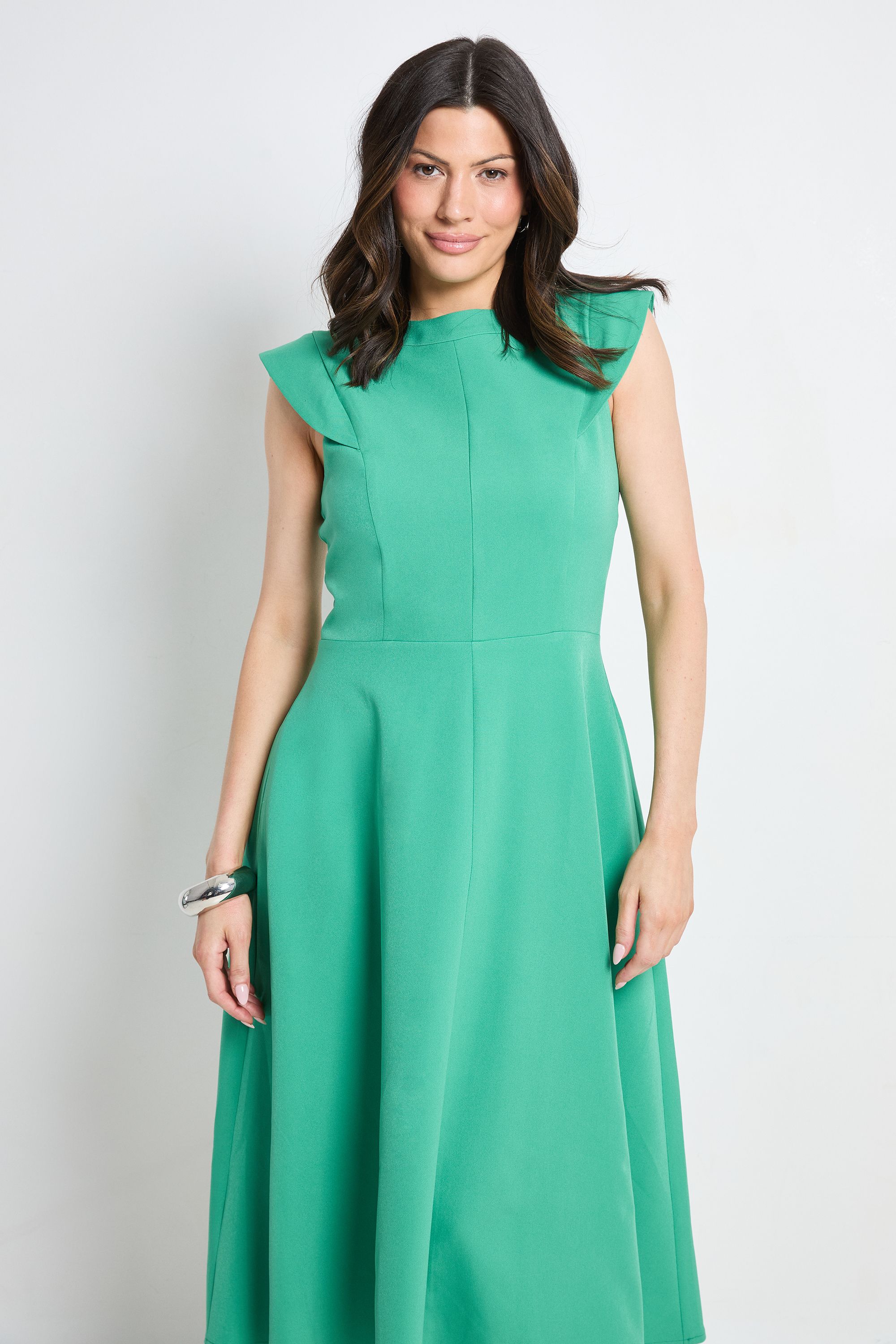 Principles Structured Fit And Flare Midi Dress