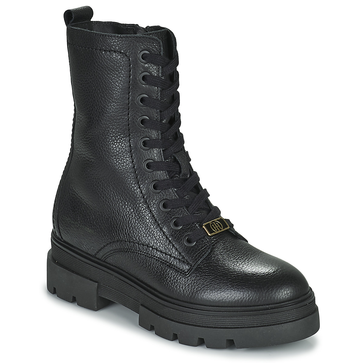 Tommy Hilfiger - MONOCHROMATIC LACE UP BOOT -  black