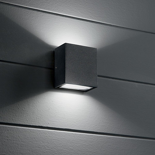 Applique d'extérieur LED Cubic Up &Down Anthracite IP65, 3000K
