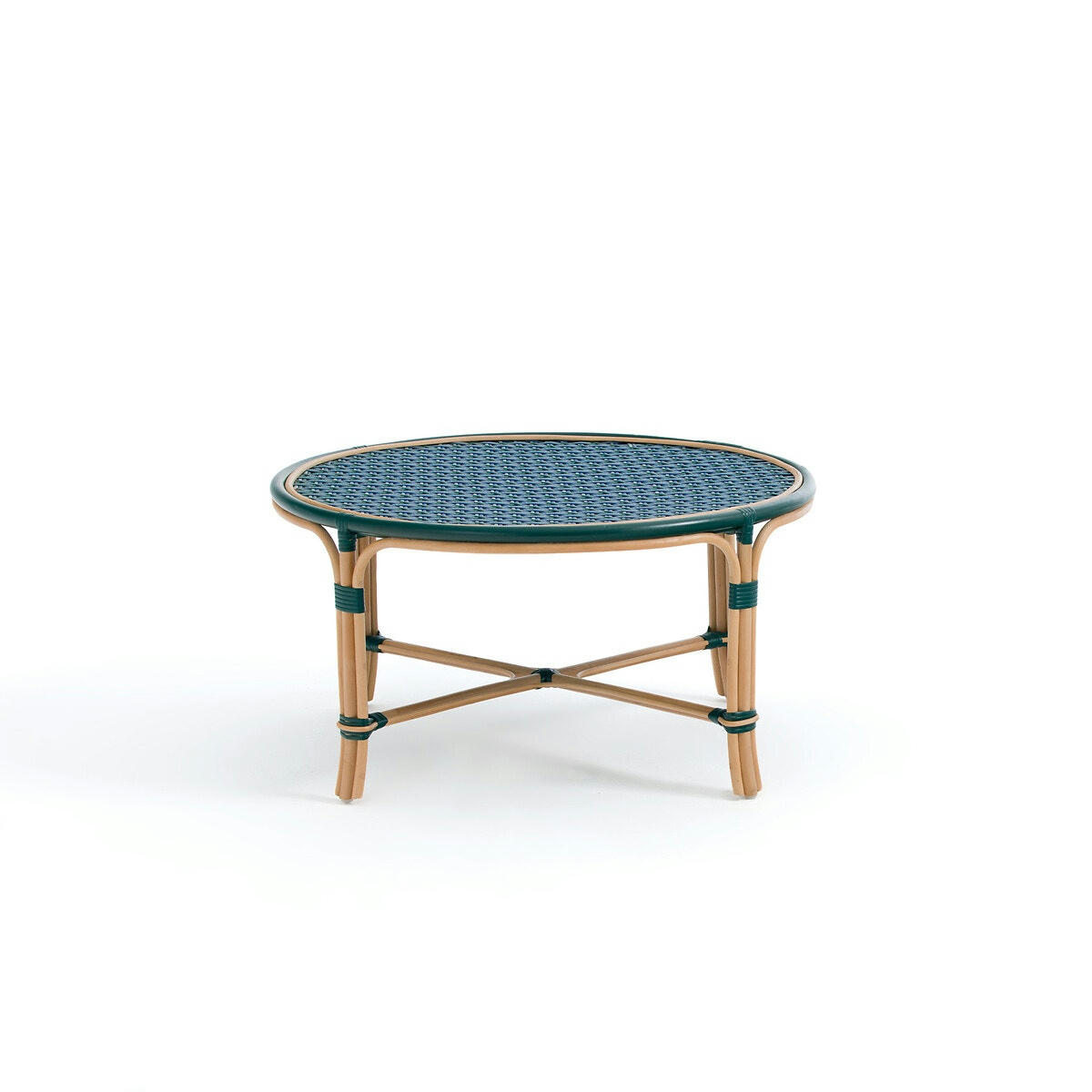 Table basse rotin et tressage, Bogota