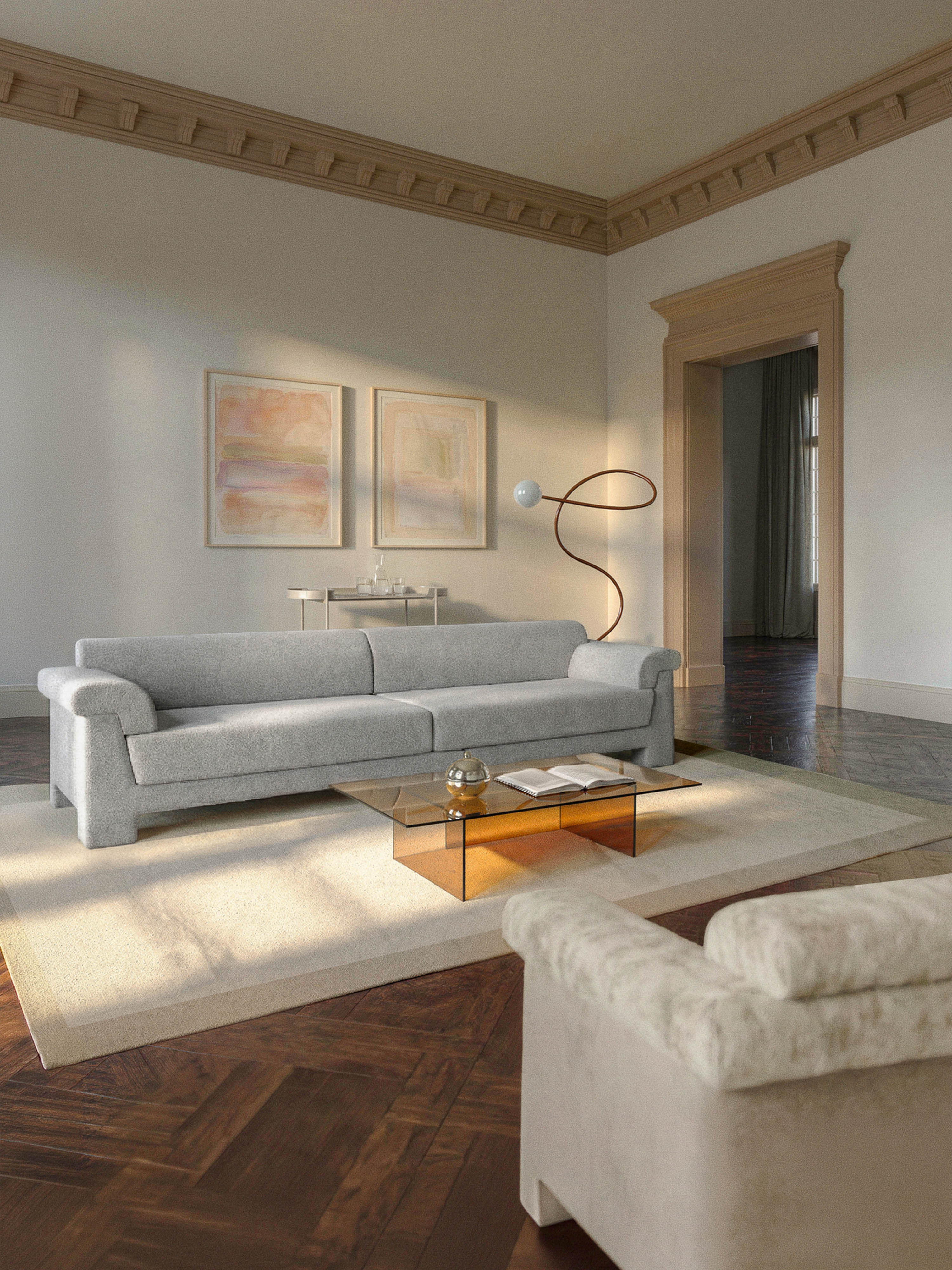 Bouclé-Sofa Atlas (4-Sitzer)
