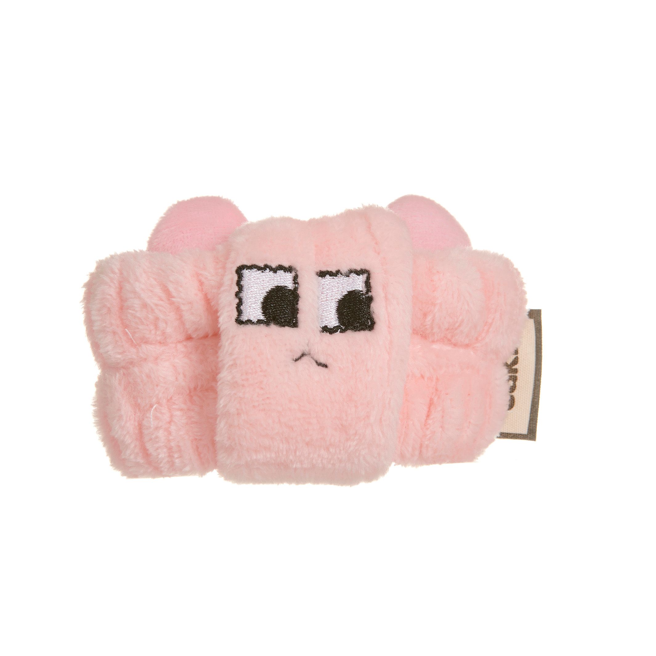 Cheesecake Squeaky Clean Headband & Wristband Gift Set - Pink Bunny